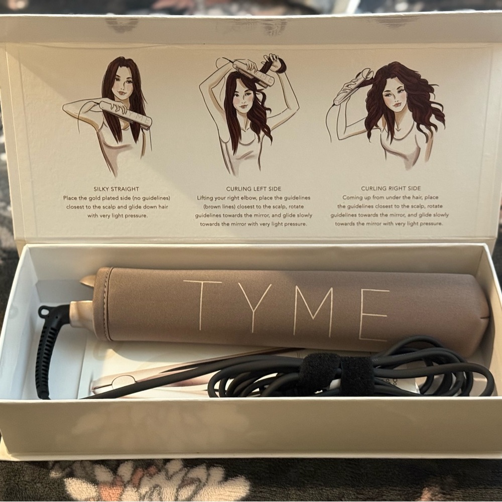 TYME Hair Styling Tool - Gold and Black